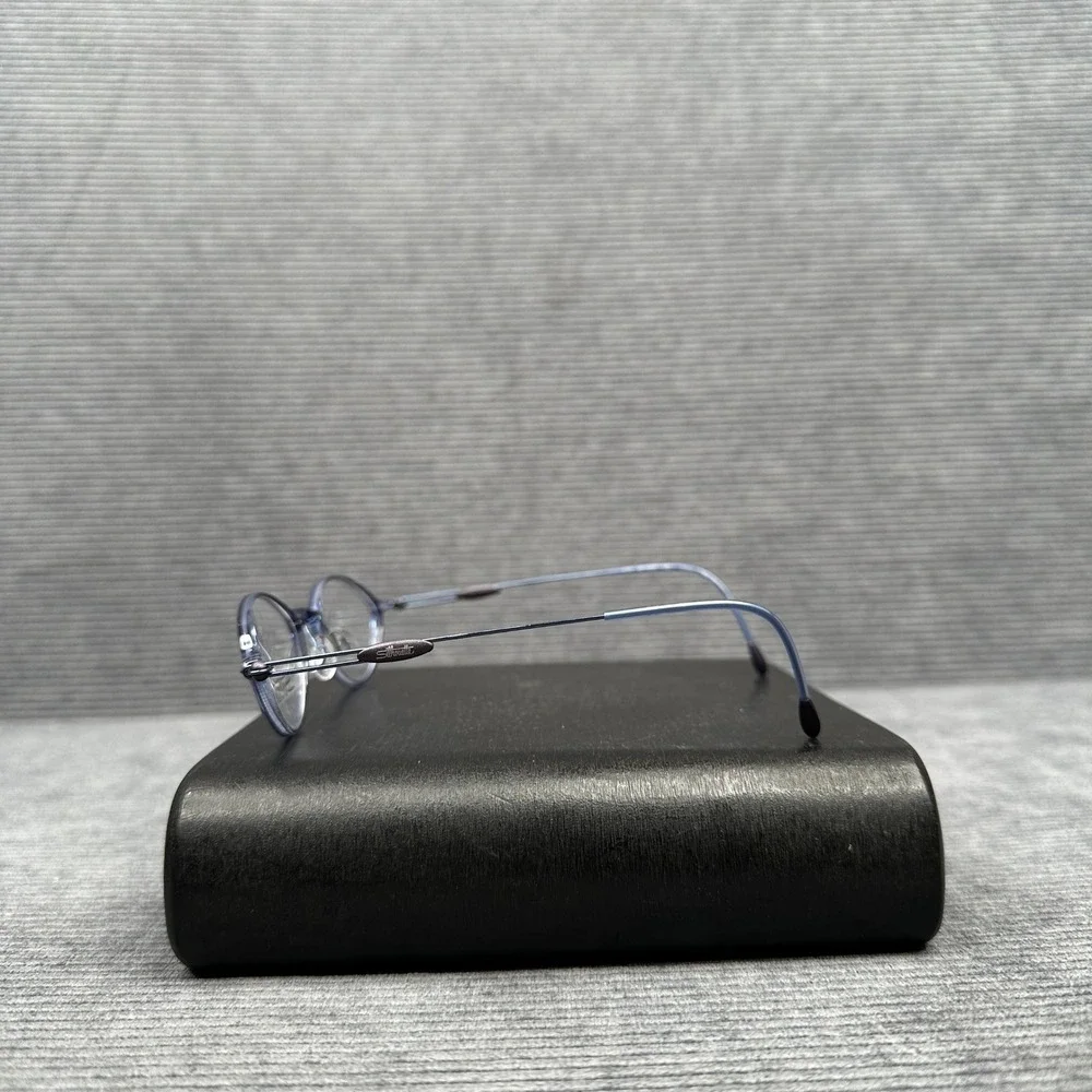 Silhouette Titan SPX Y2K Purple Blue Oval Eyeglasses Austria 48-18-140